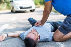 Formation AFGSU 1 : patient simulé ACR à ploudalmézeau